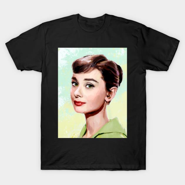 Audrey Hepburn T-Shirt by ArtFactoryAI